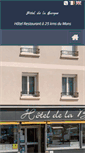 Mobile Screenshot of hotelrestaurantlemans.com